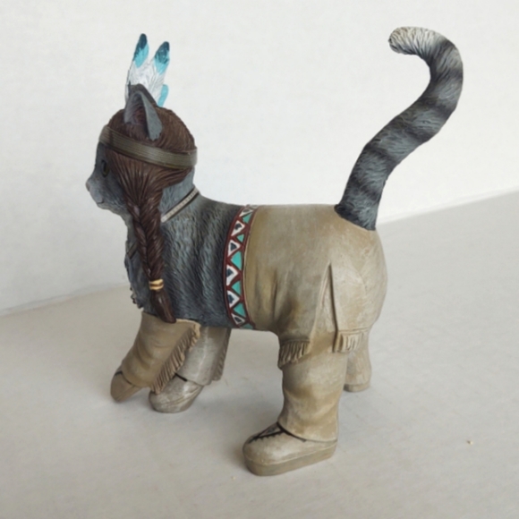 Hamilton Collection Running Purr Feathers 'N Fur Kittens figurine - Picture 4 of 8